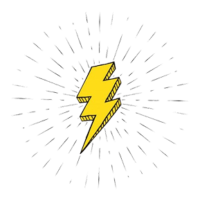 Zap! lightning bolt