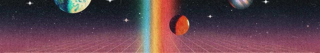 An illustration of outer space